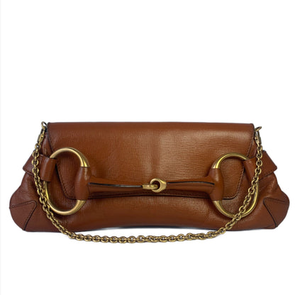 Gucci Horsebit 1955 Chain Shoulder bag Large Camel Leather-Luxbags