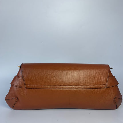 Sold Gucci Horsebit 1955 Chain Shoulder bag Large Camel Leather