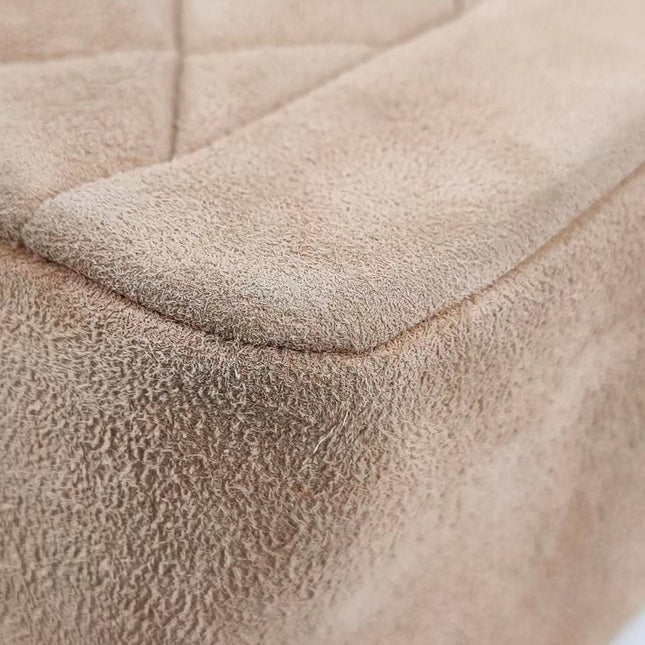 Chanel Diana Bag Medium Suede Beige with 24k Gold Plated Hardware