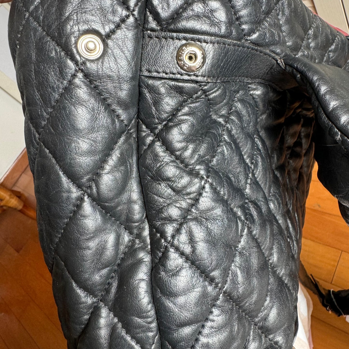 Chanel Coco Cocoon Flap Backpack Lambskin Leather Diamond Quilted Black, 2009-2010