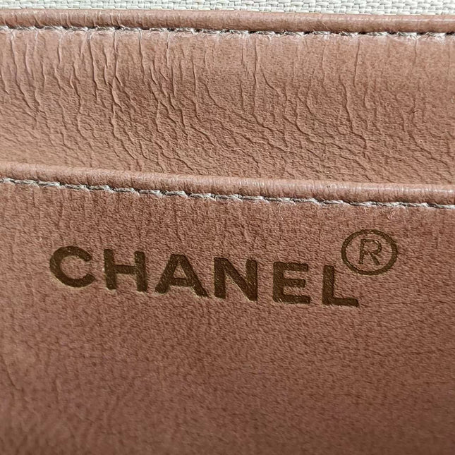 Chanel Diana Bag Medium Suede Beige with 24k Gold Plated Hardware
