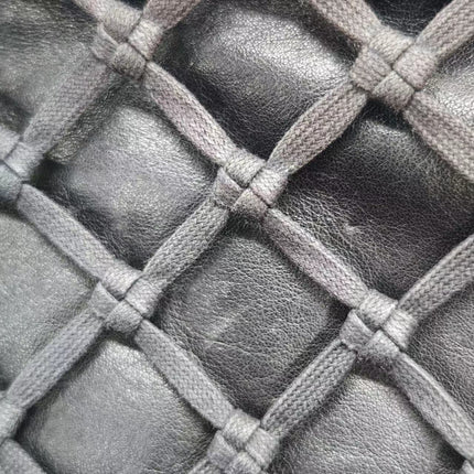Chanel Lambskin Jumbo Canebiers Net Knots Flap Black, 2011