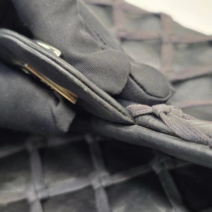 Chanel Lambskin Jumbo Canebiers Net Knots Flap Black, 2011