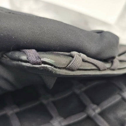Chanel Lambskin Jumbo Canebiers Net Knots Flap Black, 2011
