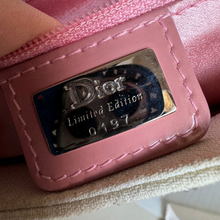 Dior Limited Edition Rare Columnbus Dior Strict Chic White Rhinestones Bag