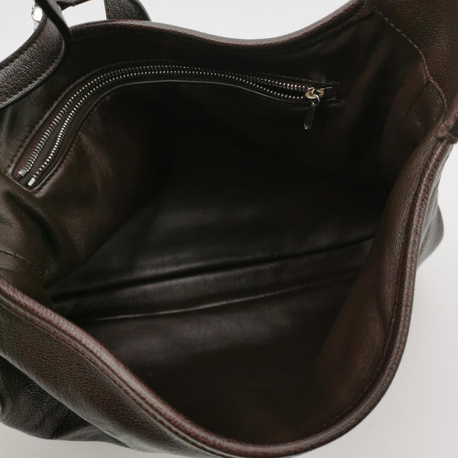 Gucci Jackie by Demna Soft Brown Lambskin Leather Silver Hardware