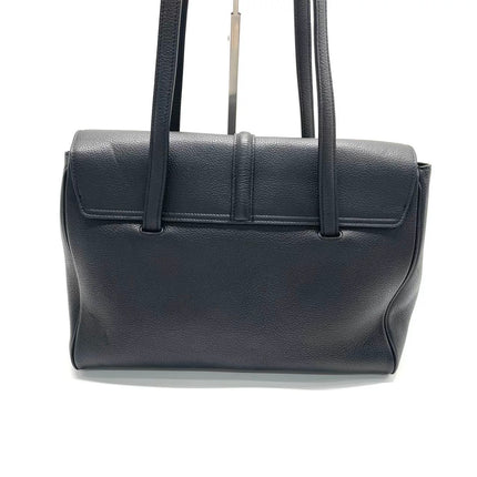 Celine Soft 16 Bag Medium Black Grained Calfskin Leather