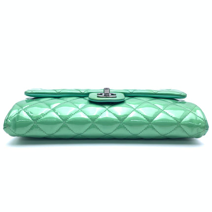 Sold Chanel Envelope Clutch with Chains 2013 Shoulder Bag Apple Green Patent Leather