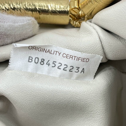 Sold Bottega Veneta Pouch Mini Gold Lambskin Leather