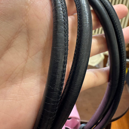 Chanel Cambon Large Pink Calfskin Leather Double Strap Handbag