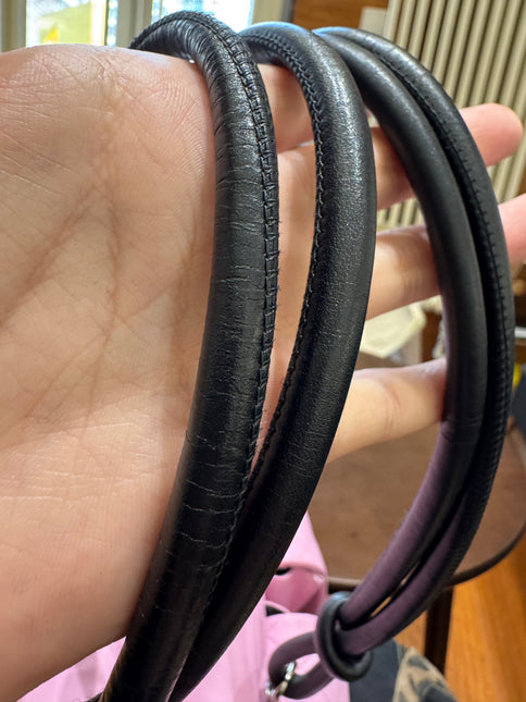 Chanel Cambon Large Pink Calfskin Leather Double Strap Handbag