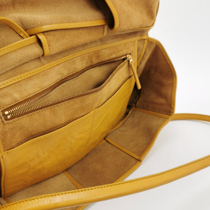 Bottega Veneta Arco Tote Bag Medium Yellow Shiny Calfskin leather