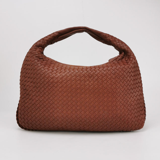Bottega Veneta Hobo Bag Lambskin leather Brick Red 47cm