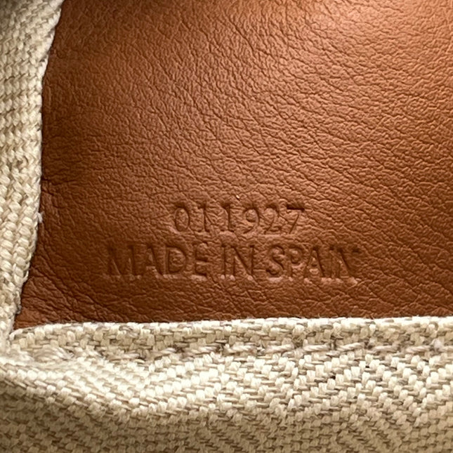 Loewe Puzzle Small Black White Brown Stripes Crossbody Bag 2019