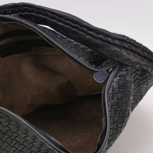 Bottega Veneta Hobo Maxi Midnight Navy Black leather 50cm
