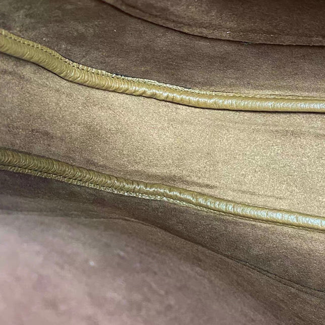Sac porté épaule large Gucci Jackie 1961 camel avec bandoulière