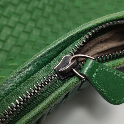 Bottega Veneta Hobo Bag Lambskin Leather Green 40cm