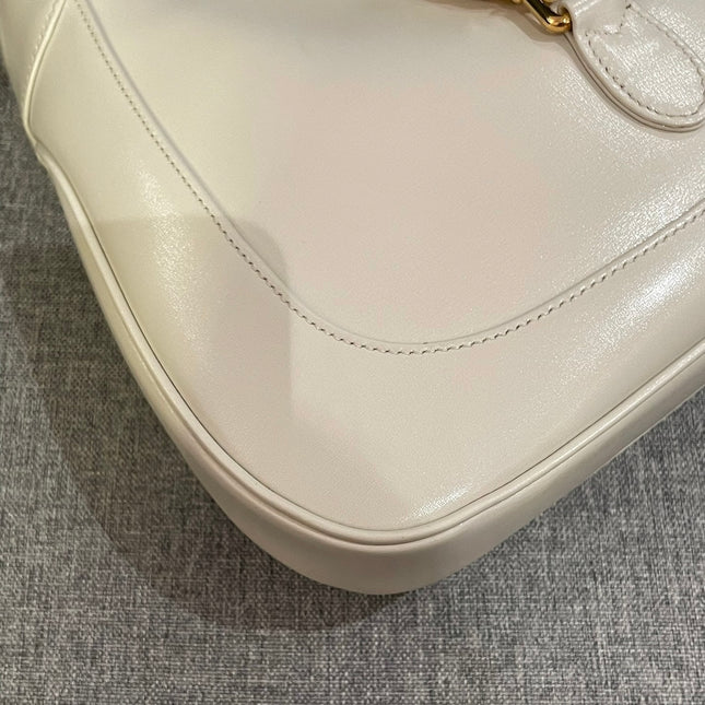 Sold Gucci Jackie 1961 White Leather Bag Small Missing Strap