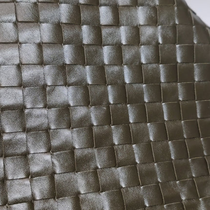 Bottega Veneta Hop Large Leather Dark Olive Green Hobo Bag