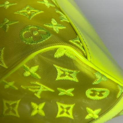 Sold Louis Vuitton Keepall Bandouliere Monogram Mesh 50 Yellow in Mesh/Leather