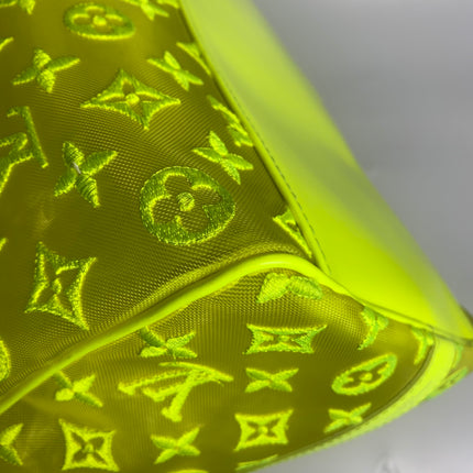 Sold Louis Vuitton Keepall Bandouliere Monogram Mesh 50 Yellow in Mesh/Leather