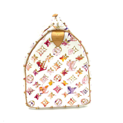 Louis Vuitton Speedy 35 Monogram Watercolor Pink Handbag Richard Prince 2008