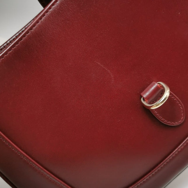 Gucci Jackie 1961 Small Ancora Red Burgundy Leather Shoulder Bag S24