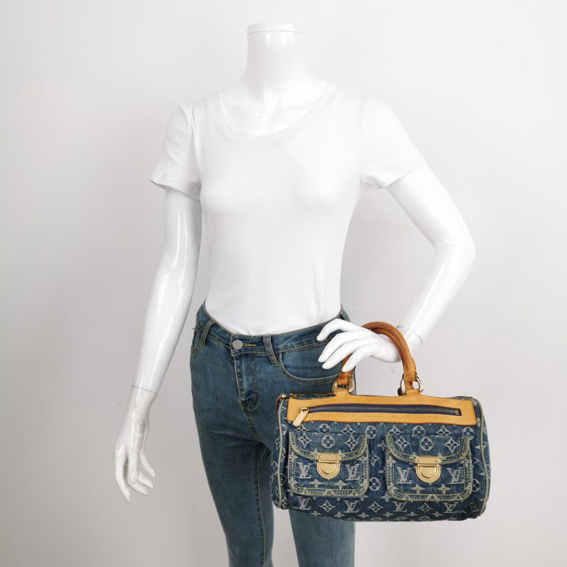 Louis Vuitton Denim Neo Speedy Boston Bag