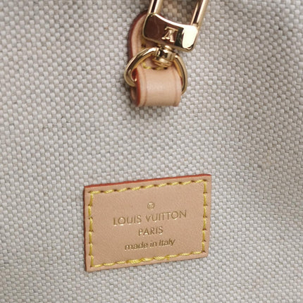 Louis Vuitton OnTheGo Large Hotel Labels Brown Monogram Crossbody Tote