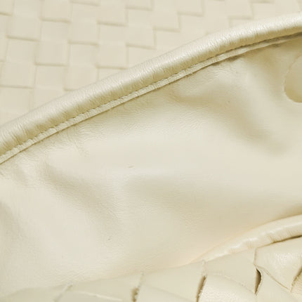 Bottega Veneta Hop Large Leather Pale Cream Yellow Hobo Bag