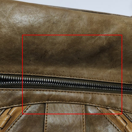 Dior Vintage Gaucho Mini Brown Leather Crossbody Bag 2006