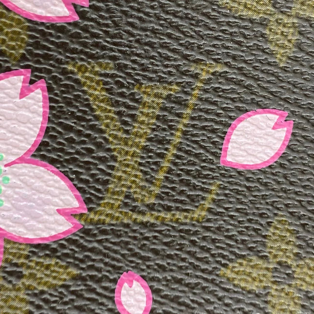 Louis Vuitton x Takashi Murakami Cherry Blossom Pochette Accessoire Brown Monogram