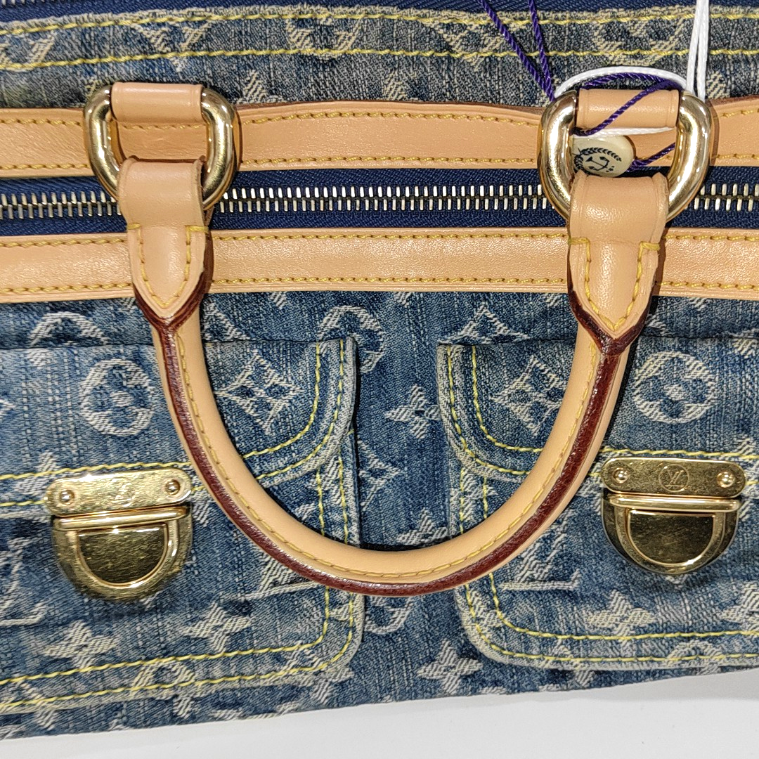 Louis Vuitton Denim Neo Speedy Boston Bag