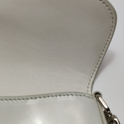 Prada Cleo Flap White Leather Shoulder bag