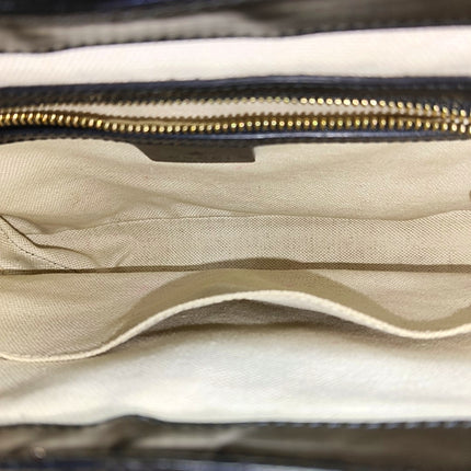 Gucci Jackie 1961 Small Black and White Leather Bag