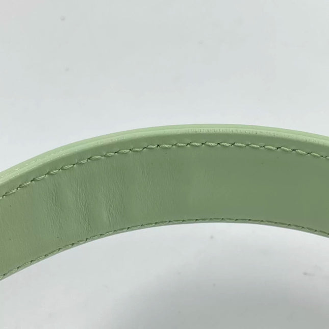 Gucci Jackie 1961 Light Green Leather Bag Small with Adjustable Strap
