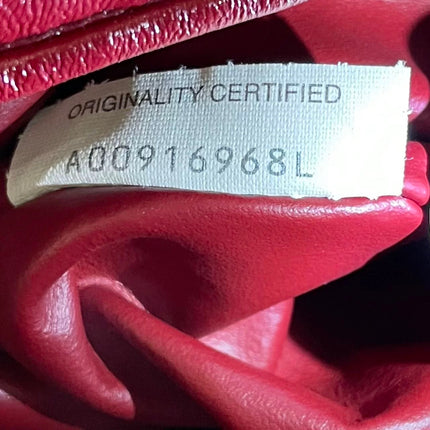 Bottega Veneta Hop Hobo Large Red Intrecciato Leather 45cm