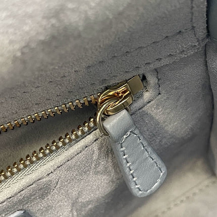 Sold Lady Dior Small My Abcdior Pale Blue Lambskin Cannage Leather