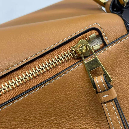 Loewe Puzzle Medium Tricolor Black Yellow Calfskin leather bag