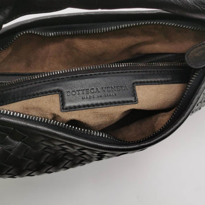 Bottega Veneta Intrecciato Hobo Bag Medium Black Lambskin leather 40cm