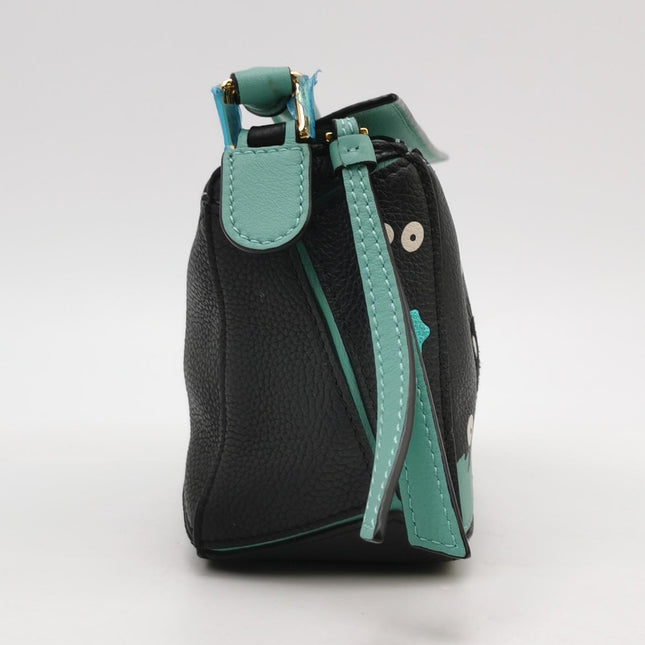 Loewe x Studio Ghibli Collection Susuwatari Mini Puzzle Green Crossbody Bag