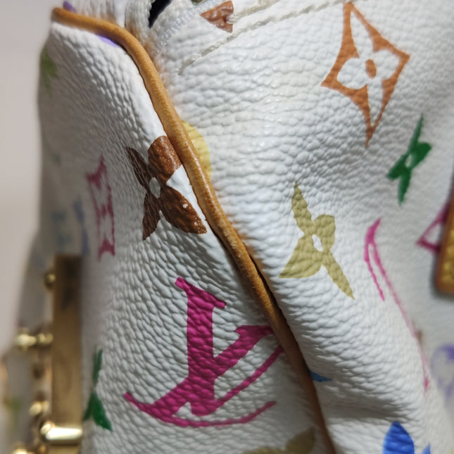 Louis Vuitton x Takashi Murakami Speedy 30 Lock White Multicolor
