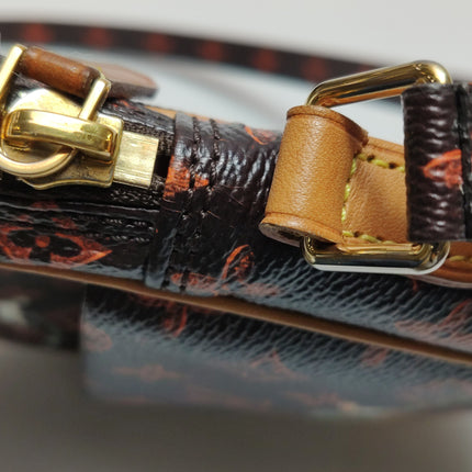 Louis Vuitton x Grace Coddington Catogram Brown Camera Bags