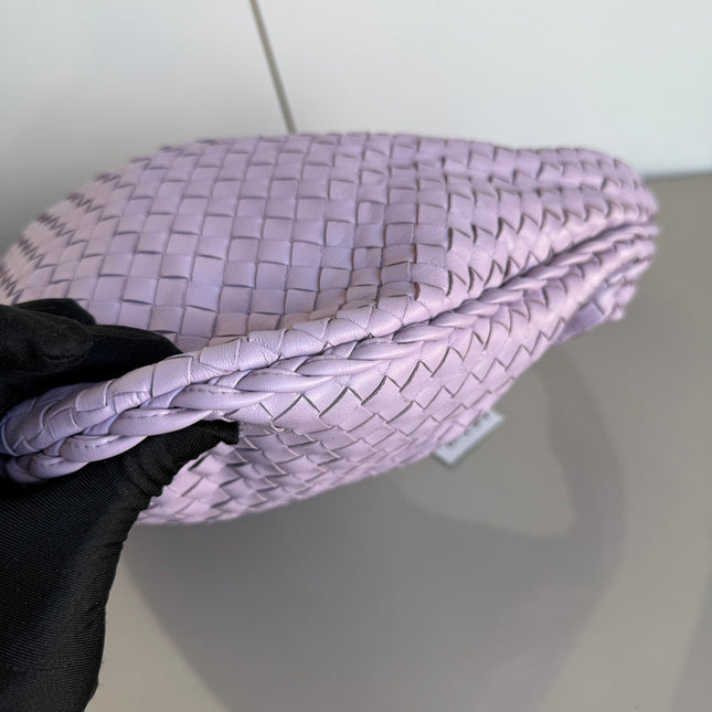 Bottega Veneta Hobo Bag Lambskin leather Lilac Purple Large 47cm