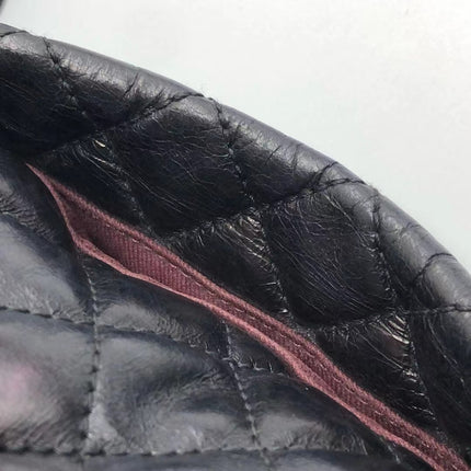Chanel Duma Quilted Mountain Backpack Lambskin Leather Black Silver Hardware, 2015-2016