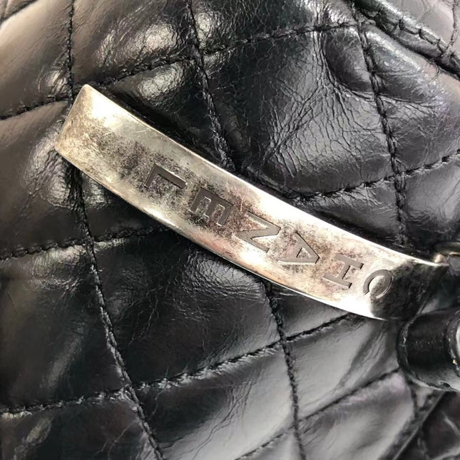 Chanel Duma Quilted Mountain Backpack Lambskin Leather Black Silver Hardware, 2015-2016