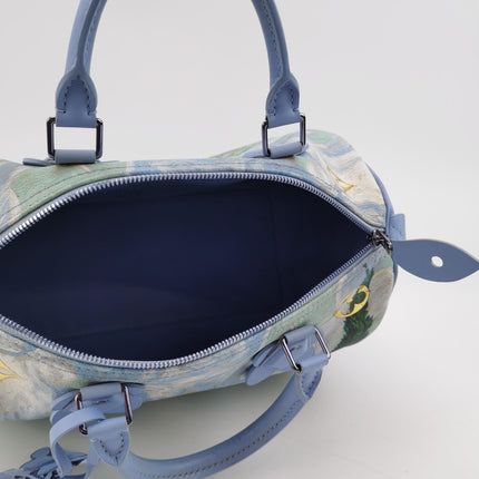 Louis Vuitton x Jeff Koons Speedy 30 Van Gogh Top Handle Bag