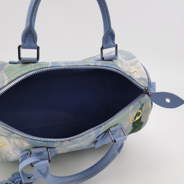 Louis Vuitton x Jeff Koons Speedy 30 Van Gogh Top Handle Bag