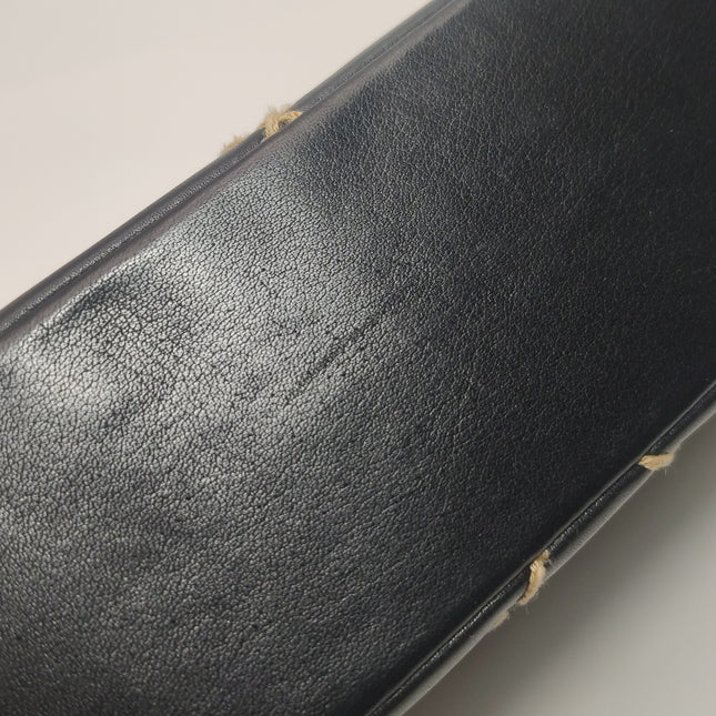 Chanel Wild Stitch Flap Black Leather with Stitching Detail 2000-2002