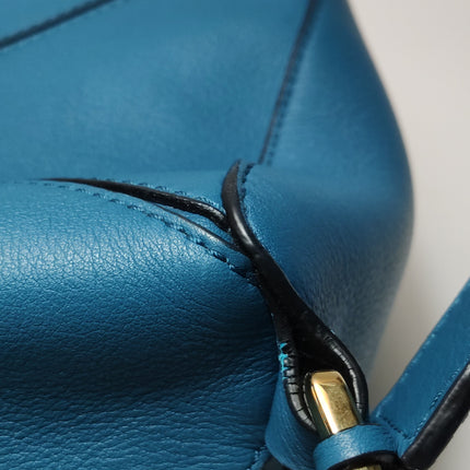 Loewe x Spirited Away Studio Ghibli Collection Puzzle Small Blue Crossbody Bag